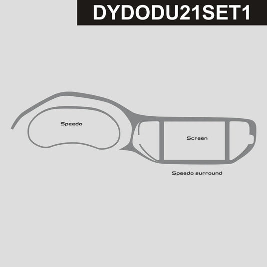 Dodge Durango (2021 - 2025) Carbon Fiber Infotainment and Cluster Trim - FSPE