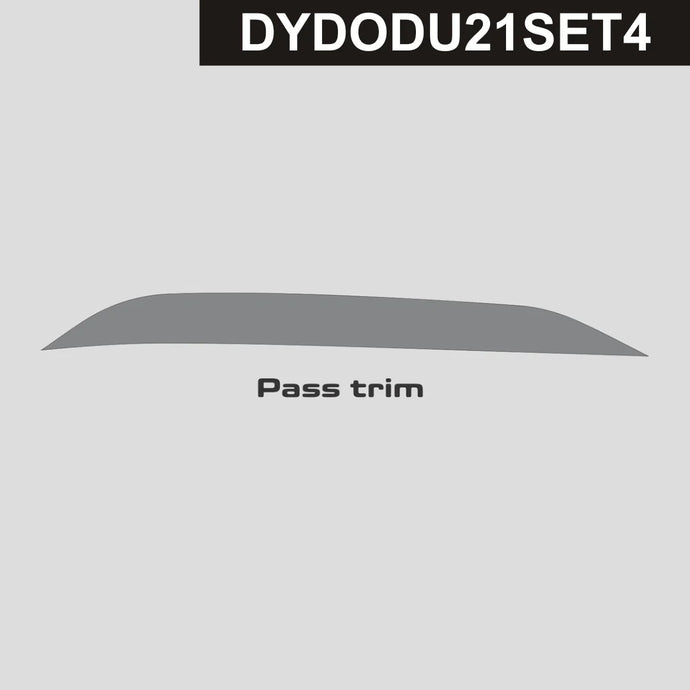 Dodge Durango (2021 - 2025) Carbon Fiber Passenger Trim - FSPE