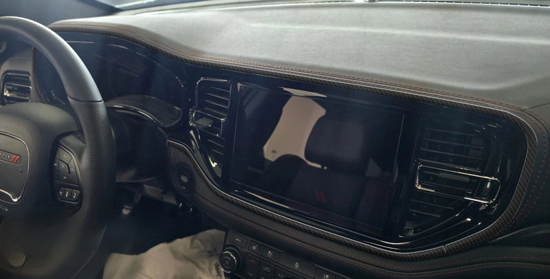 Load image into Gallery viewer, Dodge Durango (2021 - 2025) Carbon Fiber Speedo Surround Trim - FSPE
