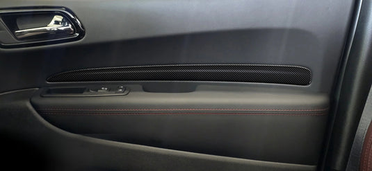 Dodge Durango (2021 - 2025) Fiber Door Panels Trim - FSPE