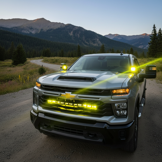 Chevrolet Silverado 2500/3500HD Single 40in Light Bar (2020-2026) - PRO