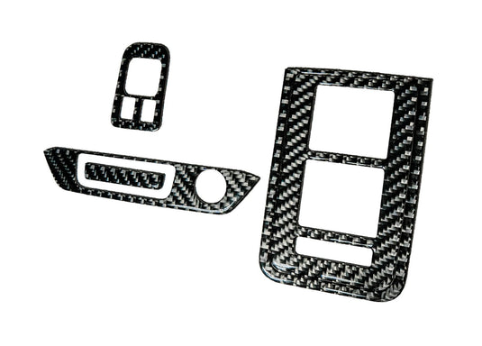 Ford Bronco (2021-2023) Carbon Fiber Window Mirror Control Switches & Armrest Hatch Trim - FSPE