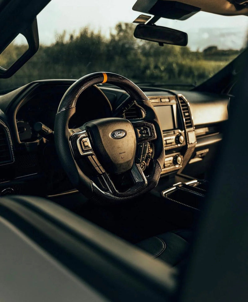 Load image into Gallery viewer, Ford F - 150 (2015 - 2020) Steering Wheel (button surround trims included) - FSPE
