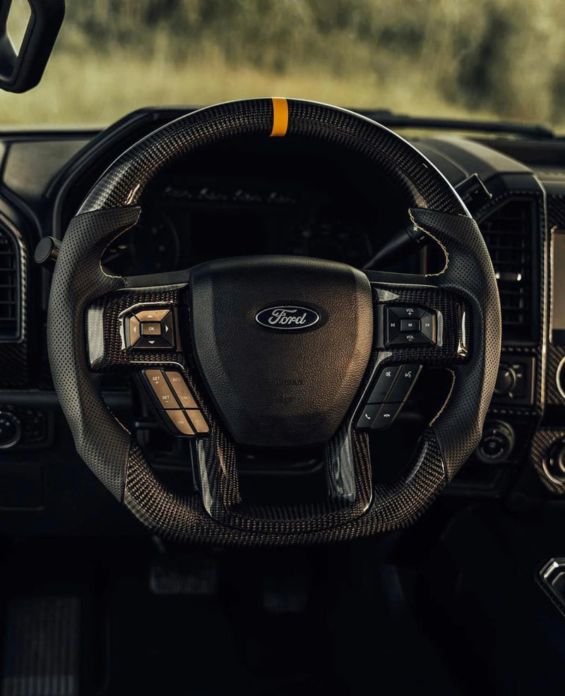 Load image into Gallery viewer, Ford F - 150 (2015 - 2020) Steering Wheel (button surround trims included) - FSPE
