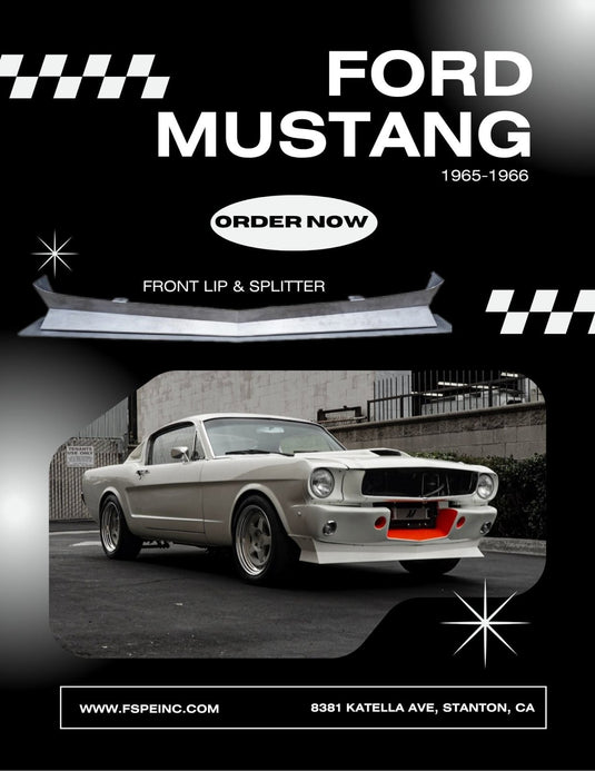 Ford Mustang (1965 - 1966) Front Lip & Splitter (for GT350 Apron) - FSPE
