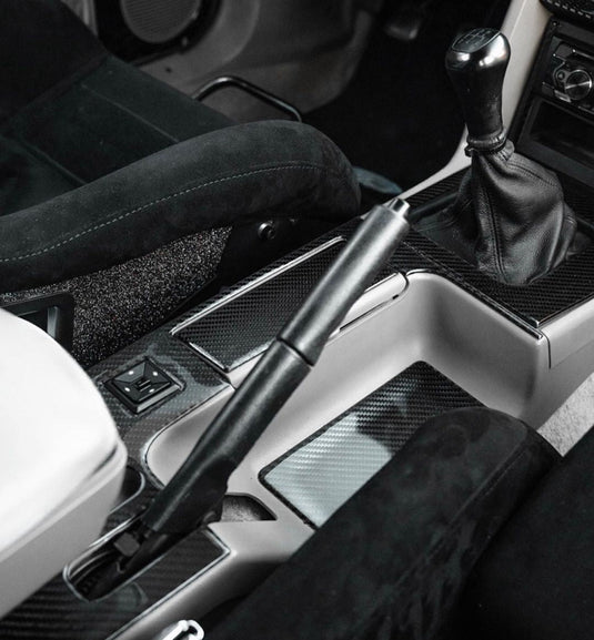 Ford Mustang (1988 - 1993) Carbon Fiber Center Console Trim - FSPE