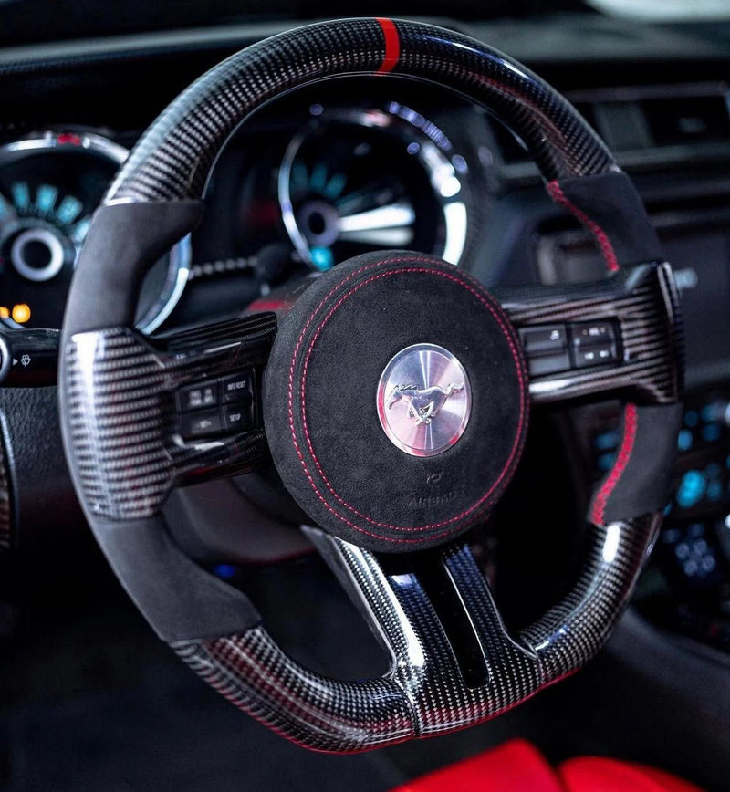 Load image into Gallery viewer, Ford Mustang (2010 - 2014) S197 Steering Wheel (Button surround trims not included) - FSPE
