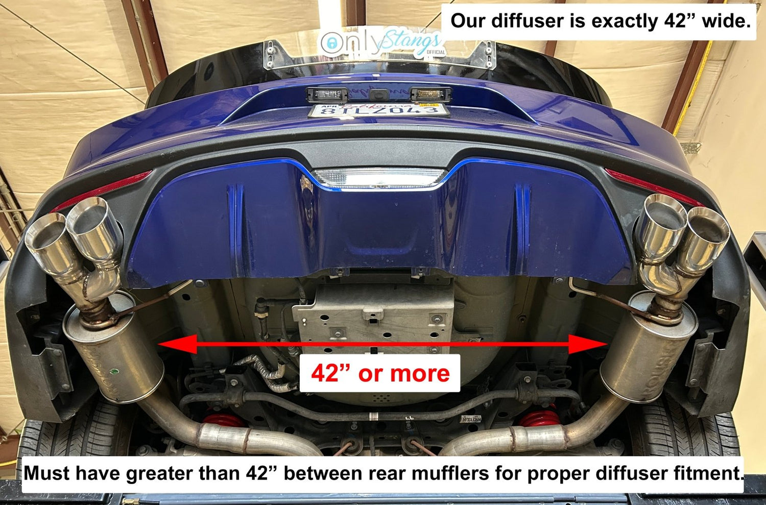 Ford Mustang (2015-2017) Rear Diffuser V1 – FSPE