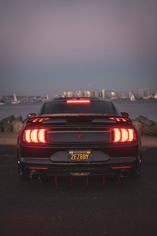 Ford Mustang (2018 - 2023) Ecoboost ATHENA Rear Diffuser & Spats - FSPE