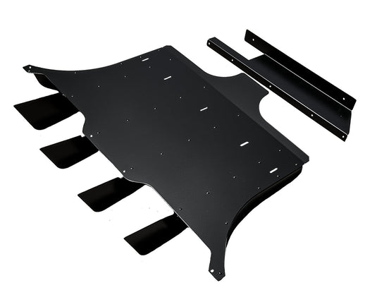 Ford Mustang (2018 - 2023) Ecoboost ATHENA Rear Diffuser & Spats - FSPE