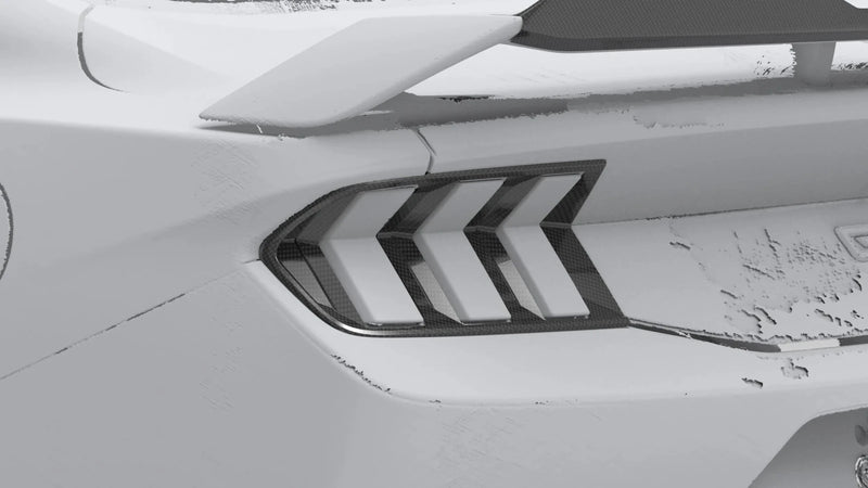 Load image into Gallery viewer, Ford Mustang (2024 - Current) - Dry Carbon Taillight Cover - FSPE
