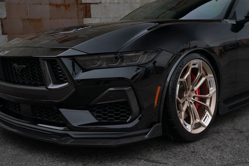 Load image into Gallery viewer, Ford Mustang GT (2024 - Current) - Dry Carbon Side Grille Trim Cover - FSPE
