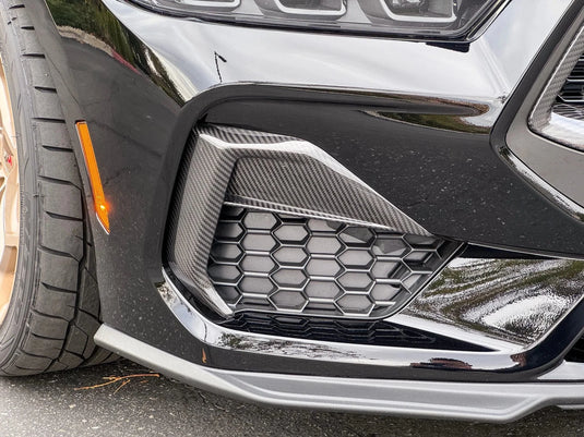 Ford Mustang GT (2024 - Current) - Dry Carbon Side Grille Trim Cover - FSPE