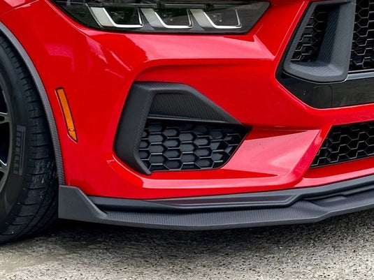 Ford Mustang GT (2024 - Current) - Dry Carbon Side Grille Trim Cover - FSPE