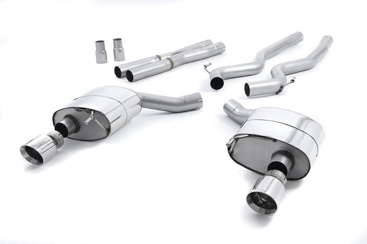 Ford Mustang GT S550 (2015 - 18) & Non - valved/dual tip S650 (2024 - 26) - Dual Outlet Cat - Back Exhaust - FSPE