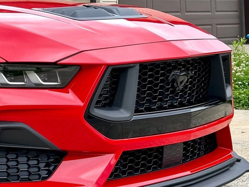 Load image into Gallery viewer, Ford Mustang GT S650 (2024 - 25) Carbon Fiber Grille Inserts - FSPE
