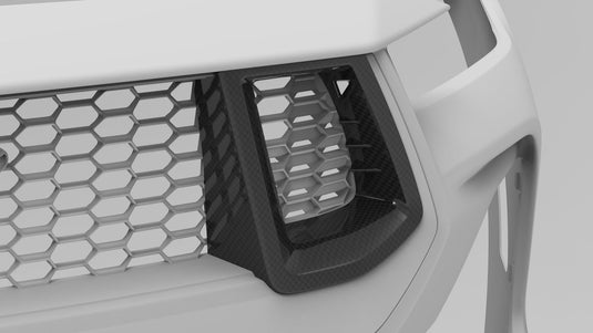 Ford Mustang GT S650 (2024 - 25) Carbon Fiber Grille Inserts - FSPE