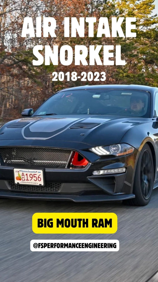 Ford Mustang S550 (2018 - 2023) BIG MOUTH Ram Air Intake Snorkel - FSPE