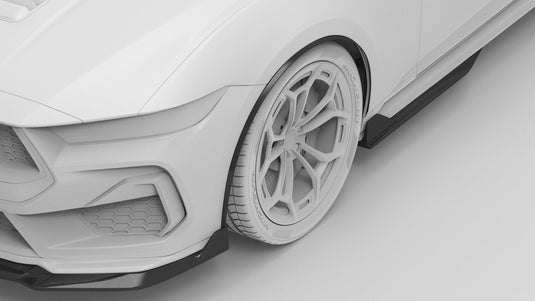 Ford Mustang S650 (2024 - 25) Side Skirt Extensions - FSPE