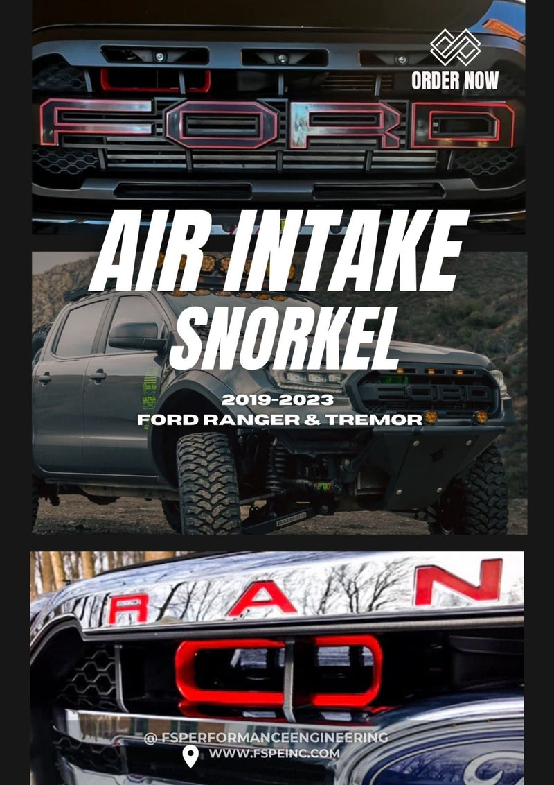 Load image into Gallery viewer, Ford Ranger / Tremor (2019 - 2023) BIG MOUTH Ram Air Intake Snorkel - FSPE
