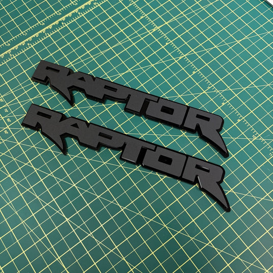 Ford Raptor Door Emblems (F150, Ranger, Bronco) - sold as a pair - FSPE
