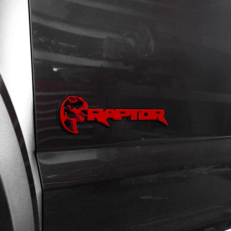 Load image into Gallery viewer, Ford Raptor Door Emblems (F150, Ranger, Bronco) - sold as a pair - FSPE
