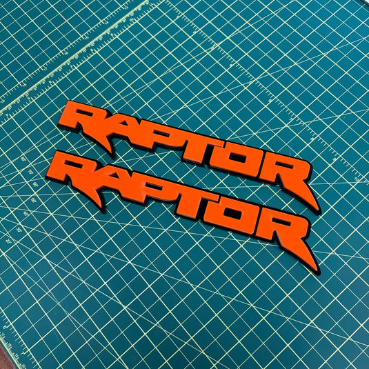 Ford Raptor Door Emblems (F150, Ranger, Bronco) - sold as a pair - FSPE