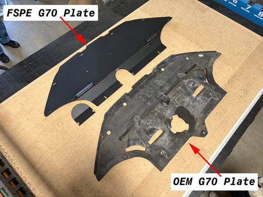 Genesis G70 (2019-2026) Aluminum Front Bumper Skid Plate (COMING SOON) - FSPE