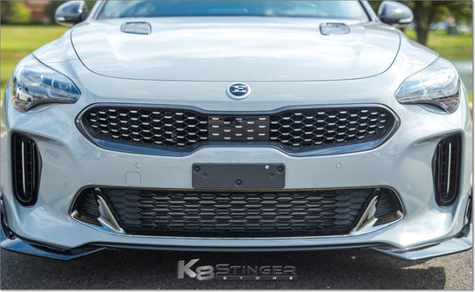 Kia Stinger (2018-2023, all models) - K8SS Genuine Carbon Fiber Upper Grille Trim - FSPE