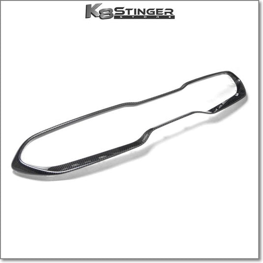 Kia Stinger (2018-2023, all models) - K8SS Genuine Carbon Fiber Upper Grille Trim - FSPE