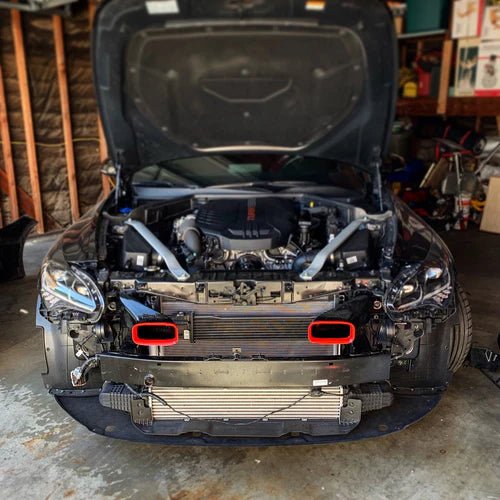 Load image into Gallery viewer, Kia Stinger (2018 - 2023) Dual BIG MOUTH Ram Air Intake Snorkels - FSPE
