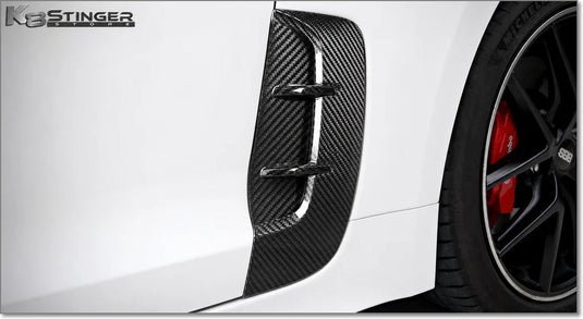 Kia Stinger (2018-23 GT / 2020-2023 GT Line) - K8SS Genuine Carbon Fiber Fender Vents - FSPE