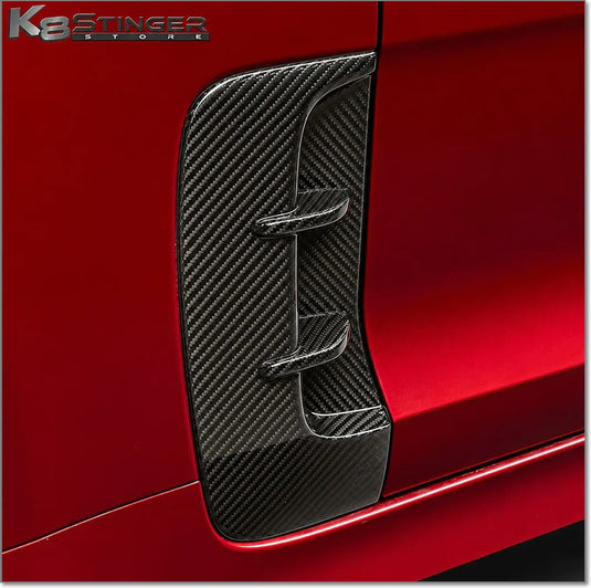Kia Stinger (2018-23 GT / 2020-2023 GT Line) - K8SS Genuine Carbon Fiber Fender Vents - FSPE