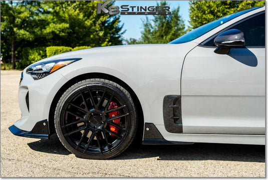 Kia Stinger (2018-23 GT / 2020-2023 GT Line) - K8SS Genuine Carbon Fiber Fender Vents - FSPE
