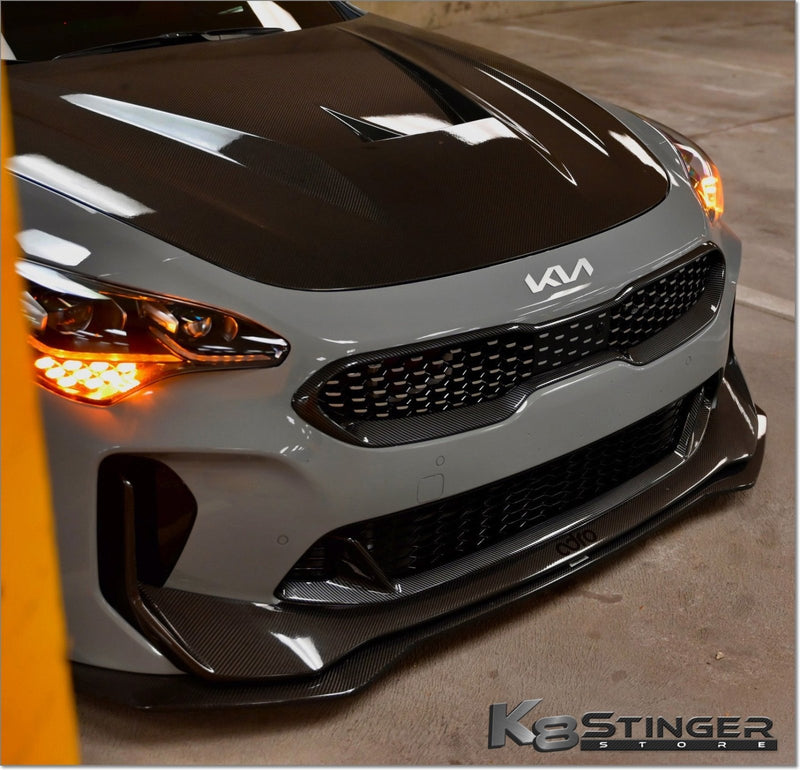 Load image into Gallery viewer, Kia Stinger - Adro Carbon Fiber Front Lip V2 - FSPE
