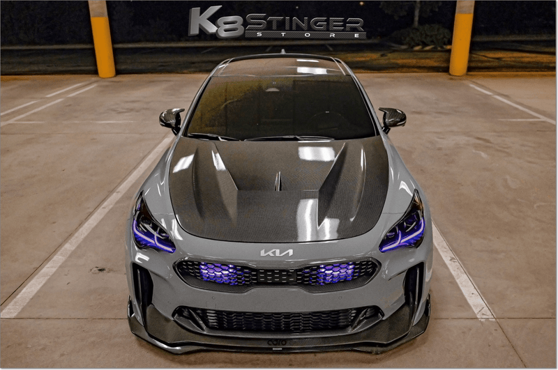 Load image into Gallery viewer, Kia Stinger - Adro Carbon Fiber Front Lip V2 - FSPE
