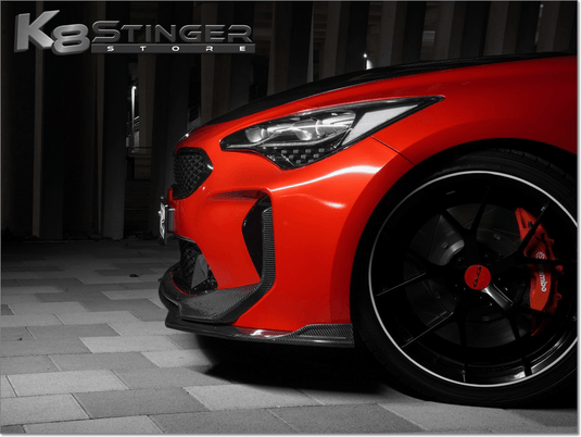 Kia Stinger - Adro Carbon Fiber Front Lip V2 - FSPE