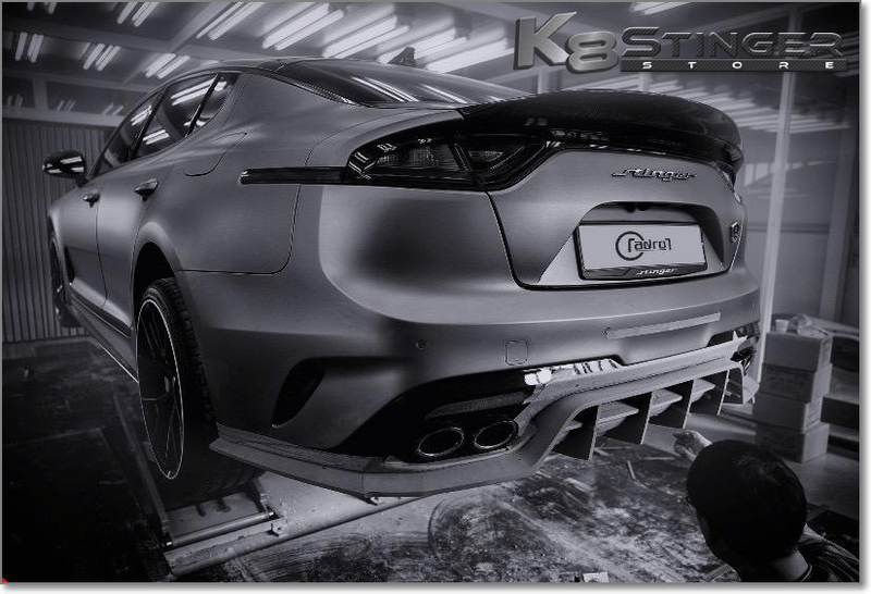 Load image into Gallery viewer, Kia Stinger - Adro Carbon Fiber Rear Diffuser V2 - FSPE
