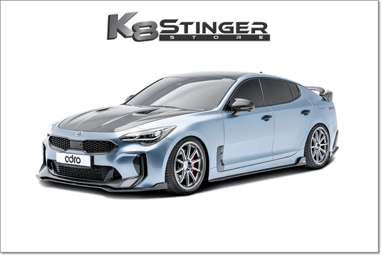 Kia Stinger - Adro Carbon Fiber Side Skirts V2 - FSPE