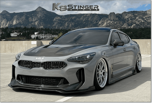 Kia Stinger - Adro Carbon Fiber Side Skirts V2 - FSPE