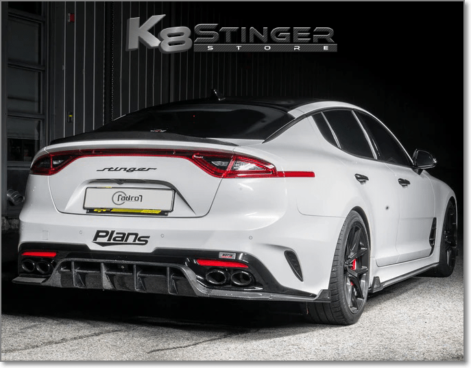 Load image into Gallery viewer, Kia Stinger - Adro Carbon Fiber Trunk Spoiler V2 - FSPE

