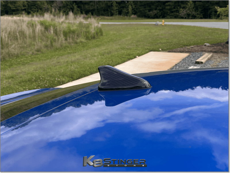 Load image into Gallery viewer, Kia Stinger - Carbon Fiber Shark Fin Antenna Cover - FSPE
