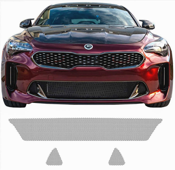 MEWANT MESH Coprivolante In Pelle Per Kia Stinger GT (2018-2021): Antiscivolo, Su Misura, Accessori Auto Personalizzabili