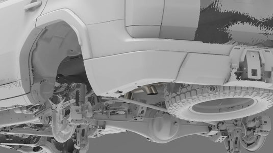 Lexus GX550/Toyota Land Cruiser (2024 - Current) - Titanium Axle Dump Exhaust - FSPE