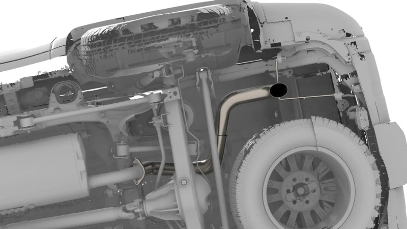 Load image into Gallery viewer, Lexus GX550/Toyota Land Cruiser (2024 - Current) - Titanium Axle Dump Exhaust - FSPE
