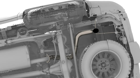 Lexus GX550/Toyota Land Cruiser (2024 - Current) - Titanium Axle Dump Exhaust - FSPE