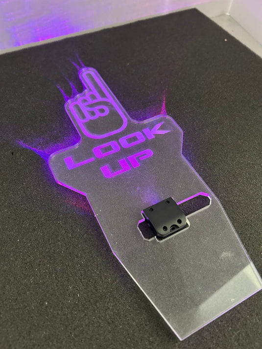 "Look Up" Cup Holder Sign - FSPE