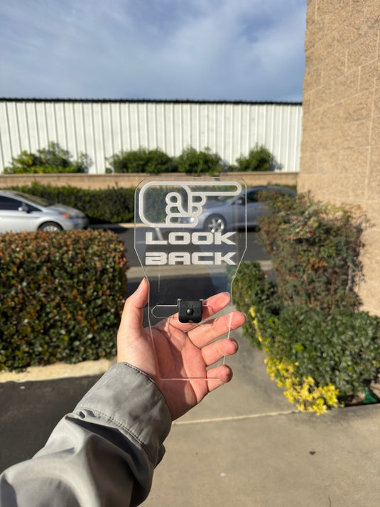 "Look Up" or "Look Back" Cup Holder Sign - FSPE