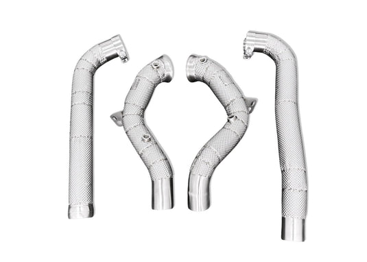 Mercedes AMG GT MaxFlow Heat - Shielded Downpipes for M178 4.0L - FSPE