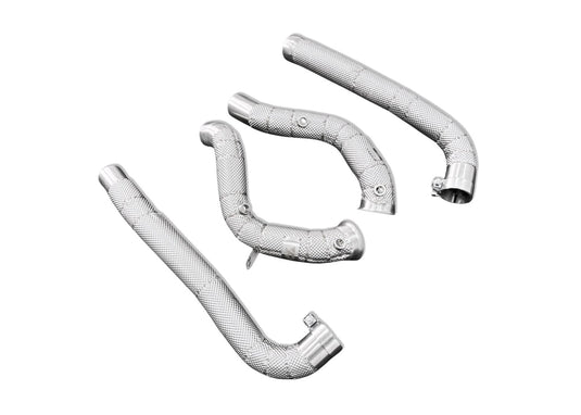 Mercedes AMG GT MaxFlow Heat - Shielded Downpipes for M178 4.0L - FSPE